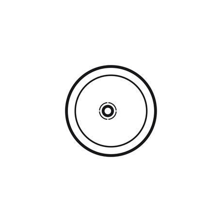 Enjoliveur Céliane - prise audio jack 3,5 mm - blanc