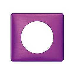 Plaque Céliane - Métal - 1 poste - Violet Irisé