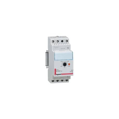 Thermostat d'ambiance de tableau - réglage 3 à 30°C - 2 modules