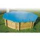 Bâche de sécurité 550 g pour piscine hors sol Ubbink 550 g, 400 cm x 610 cm