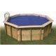 Bâche à bulles bordées pour piscine UBBINK Diam int: 420x810, ext: 470x860 cm